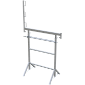 Crank-operated scaffolding jack K1200 | Width: 1.50m | Height: 1.70m - 3.00m | galvanized